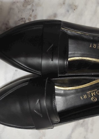 37 Beden siyah Renk Sıfır Loafer Babet