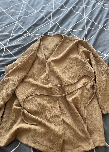 Haki Kadın Keten Pantolon Pilili - Görsel 2