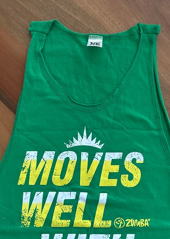 Diğer ZUMBA WEAR markası Yeşil Baskılı Askısız Spor Atlet