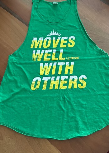 ZUMBA WEAR markası Yeşil Baskılı Askısız Spor Atlet