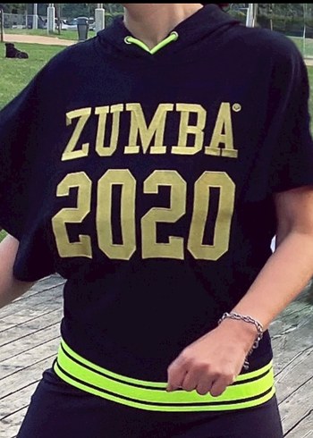ZUMBA markası siyah original tişört
