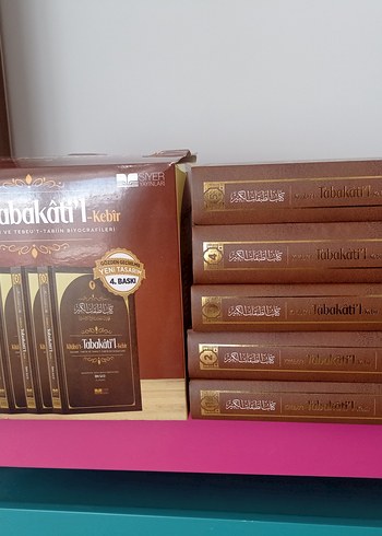 Tabakat-ı Kebir 6 Cilt Dini Kitap Seti