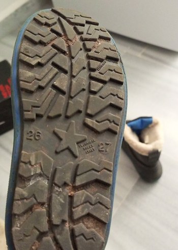 Gri Mavi Kürklü Erkek Çizme - Görsel 5