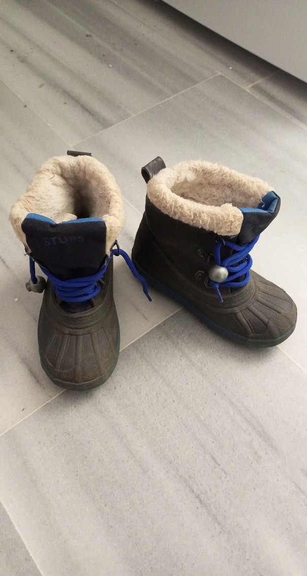 Gri Mavi Kürklü Erkek Çizme - Görsel 2