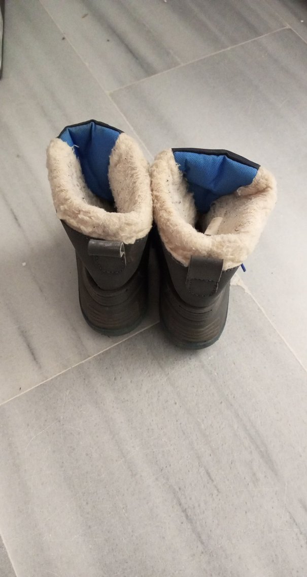 Gri Mavi Kürklü Erkek Çizme - Görsel 4