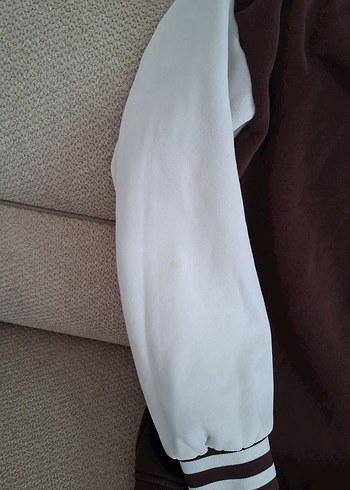 Düğmeli Kahverengi Beyzbol Ceketi - Görsel 3