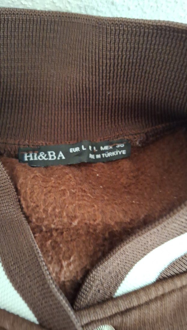 Düğmeli Kahverengi Beyzbol Ceketi - Görsel 4