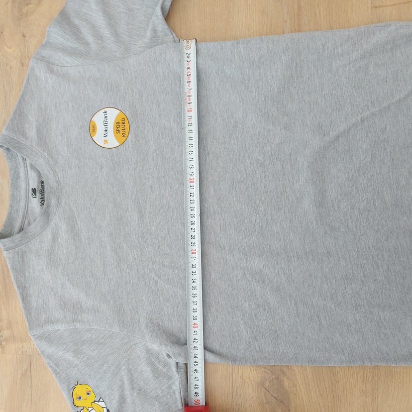 Gri Kadın spot Tişört - Görsel 2