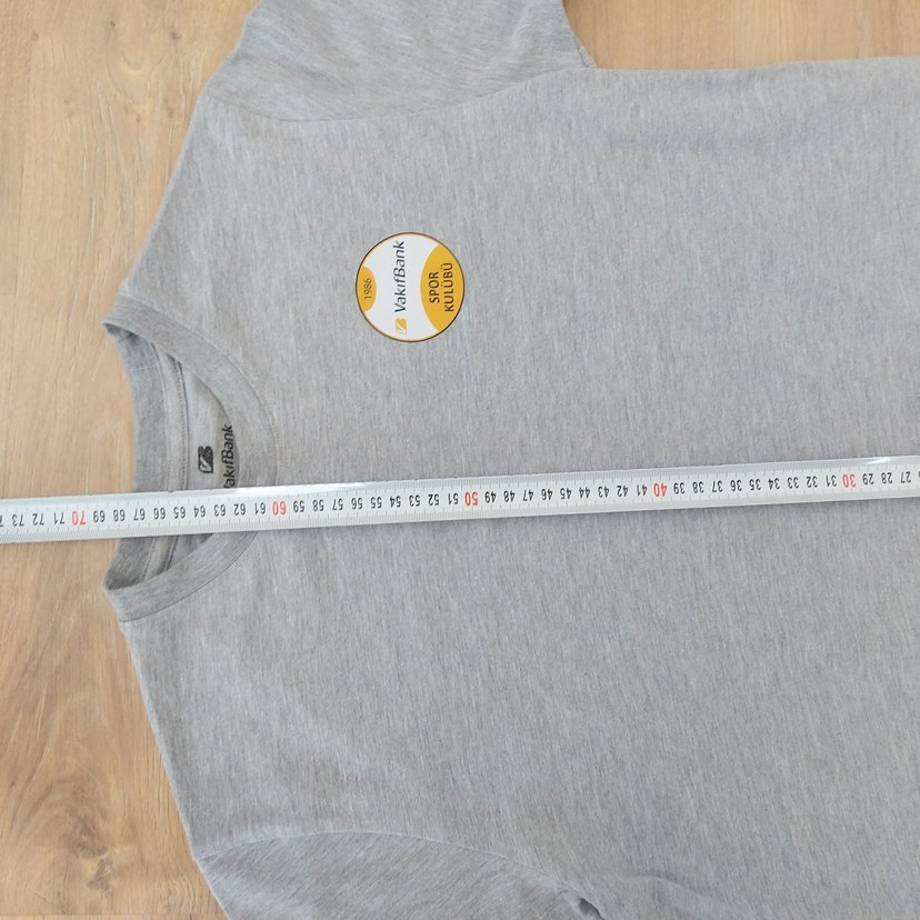 Gri Kadın spot Tişört - Görsel 3