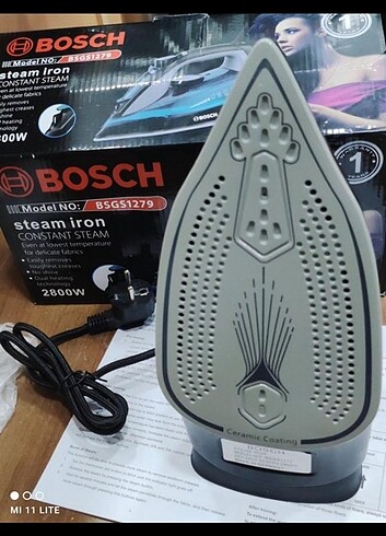 BOSCH 2800 walt seramik kaplama buharlı Ütü 