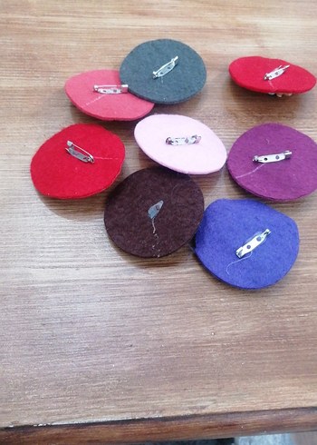 Renkli Karakter Figürlü Keçe Rozetler adet - Görsel 4