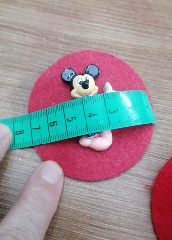 Renkli Karakter Figürlü Keçe Rozetler adet - Görsel 5