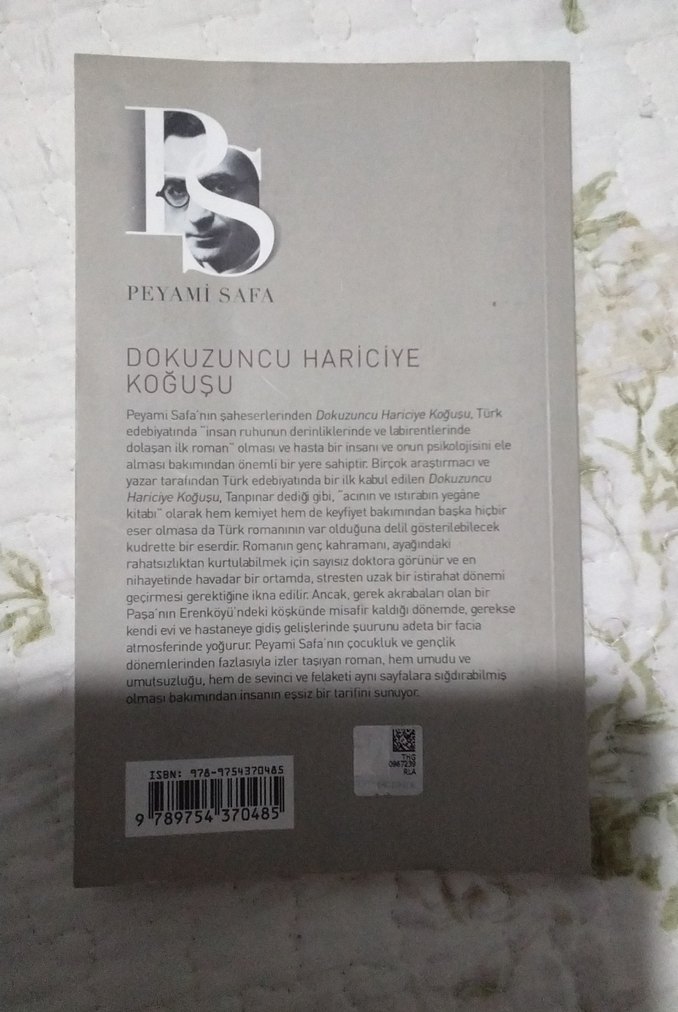 Dokuzuncu Hariciye Koğuşu - Peyami Safa - Görsel 2