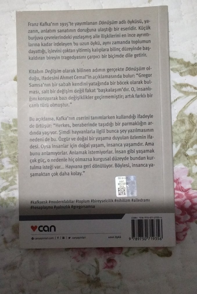 Franz Kafka - Dönüşüm Romanı - Görsel 2