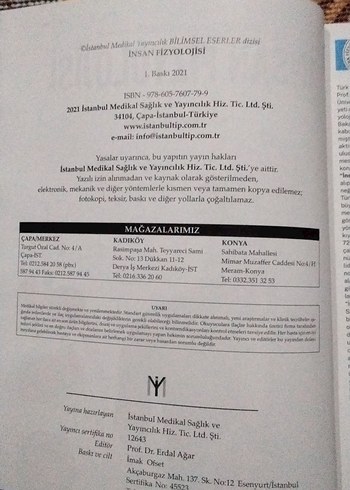İnsan Fizyolojisi - Prof. Dr. Erdal AGAR - Görsel 4
