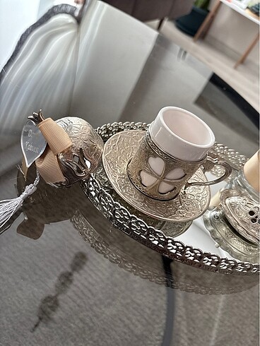  Beden Renk Damat kahve isteme tepsisi