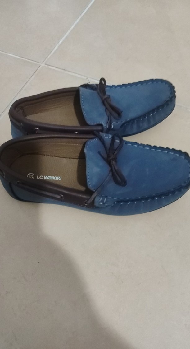 Koyu Mavi Erkek Süet Tokalı Ayakkabı - Görsel 2