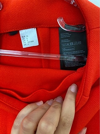 36 Beden kırmızı Renk H&M narçiçeği etek