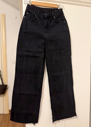 Trendyol & Milla Yuksek Bel Siyah Denim Pantolon