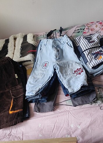 18-24 Ay Beden çeşitli Renk Erkek çocuk pantolon