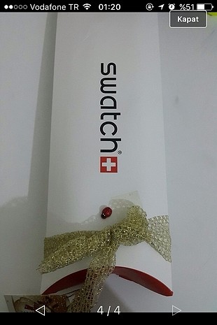 Beden kırmızı Renk Swach Saat
