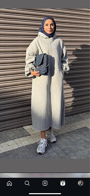 Sweat Mavi elbise