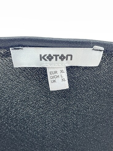 xl Beden siyah Renk Koton Bluz %70 İndirimli.