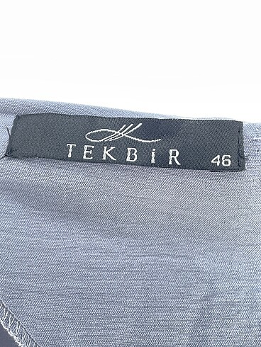 46 Beden gri Renk Tekbir Uzun Elbise %70 İndirimli.