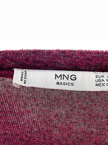 l Beden bordo Renk Mango Kazak / Triko %70 İndirimli.