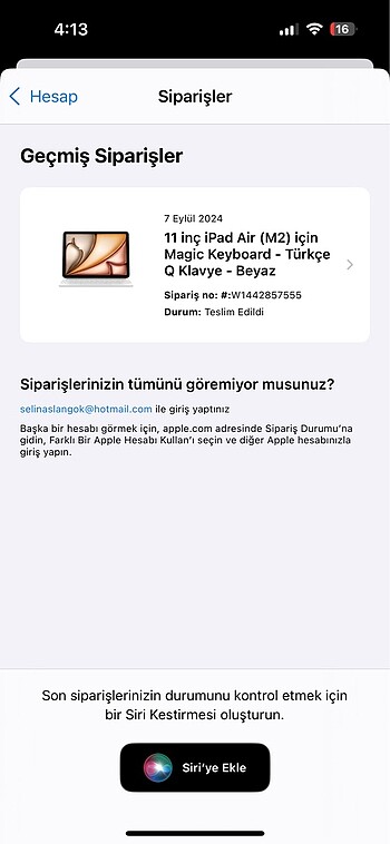Apple ipad air 11inç m2 magic keyboard - Görsel 2