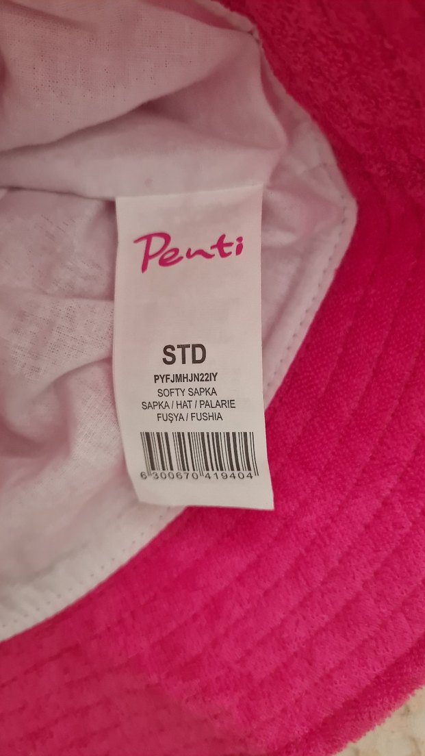 Pembe Havlu Şapka - Görsel 3