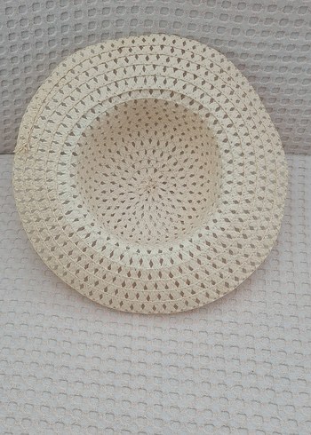 Bej Dantel Detaylı Örgü Bohem Kadın Şapka - Görsel 3