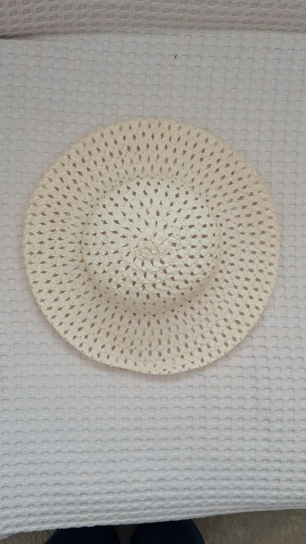 Bej Dantel Detaylı Örgü Bohem Kadın Şapka - Görsel 2