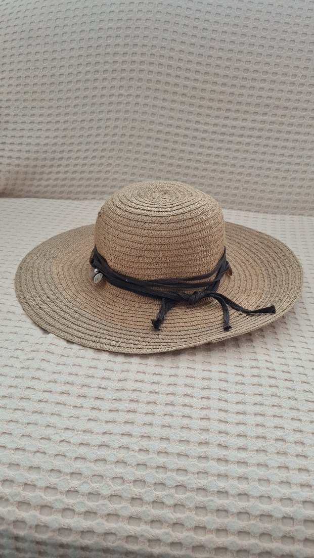Püsküllü Bej Bohem Kadın Şapka - Görsel 2
