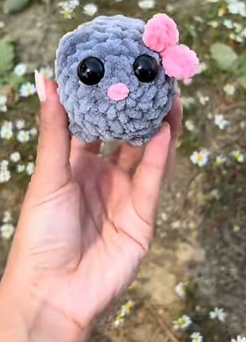 Üzgün hamster anahtarlık