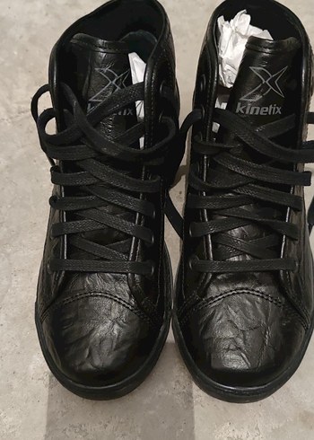 Kinetix Siyah Bağcıklı Biker Bot - Görsel 2