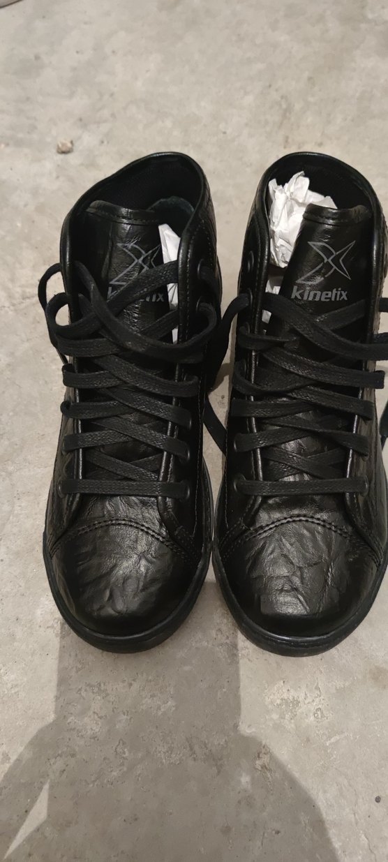 Kinetix Siyah Bağcıklı Biker Bot - Görsel 2