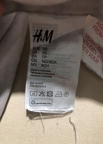 xs Beden gri Renk H&M orijinal Gri Kadın Uzun Kollu ikili takım
