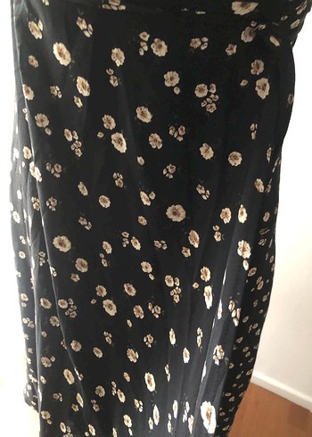 Shein Siyah V Yaka Uzun Bohem Elbise - Görsel 2