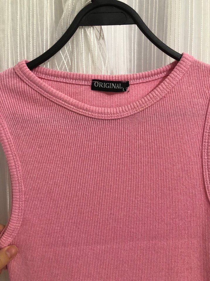 Siyah ve pembesi Yüksek Yakalı Midi Kadın Elbise - Görsel 4