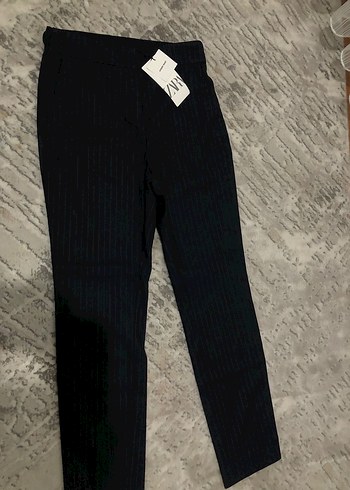 Zara etiketli  Kadın Kumaş Pantolon - Görsel 6