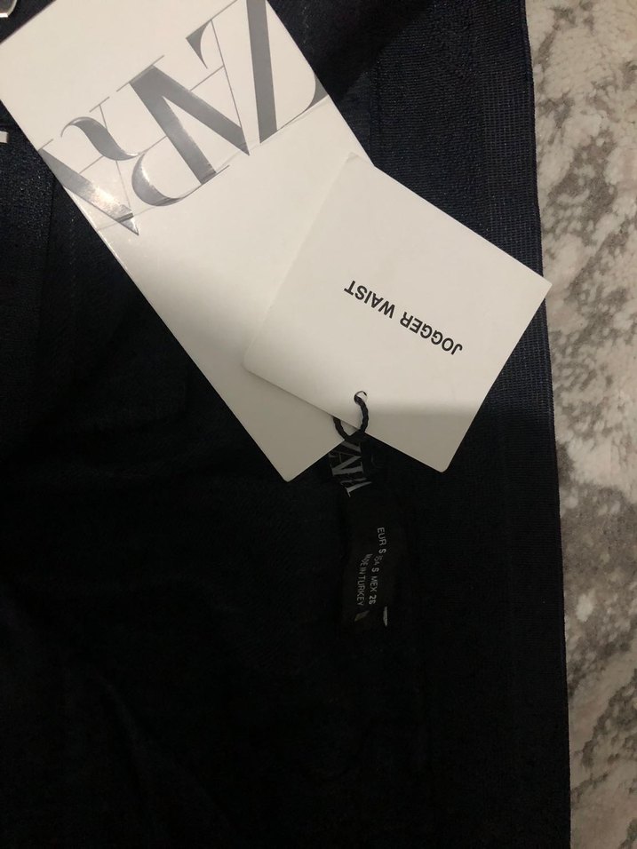 Zara etiketli  Kadın Kumaş Pantolon - Görsel 4