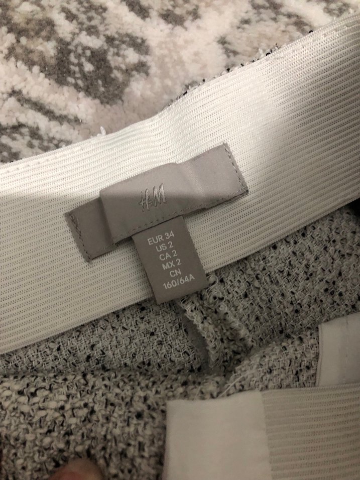 H&M Gri Kadın Kumaş Pantolon, - Görsel 2
