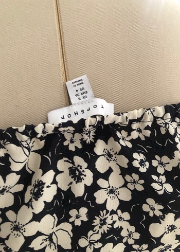 Düğmeli, Uzun Kollu, Çiçek Desenli Bohem Bluz - Görsel 8