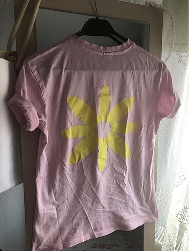 m Beden pembe Renk Tshirt