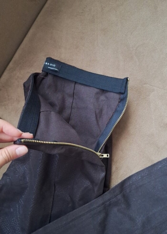Zara kumas pantolon - Görsel 5