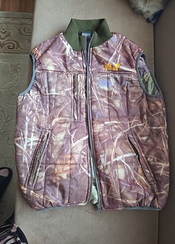 Orijinal Jack Wolfskin Kamuflaj Av Yeleği