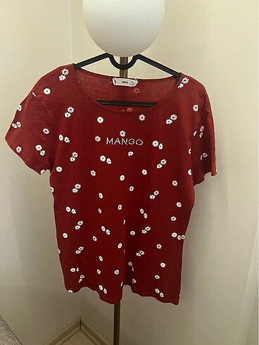 Mango Mango papatya desenli tshirt