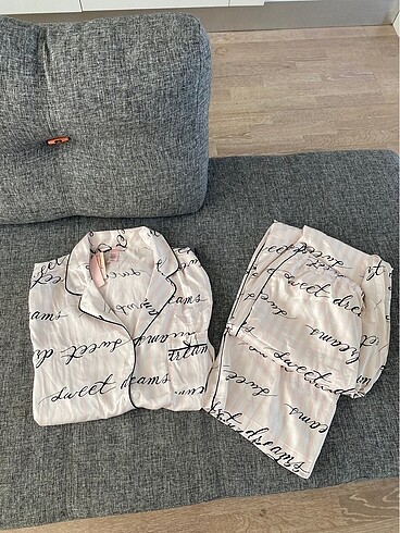 Victoria s secret saten pijama takımı
