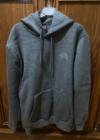 xl Beden Gri Sweatshirt Kapüşonlu